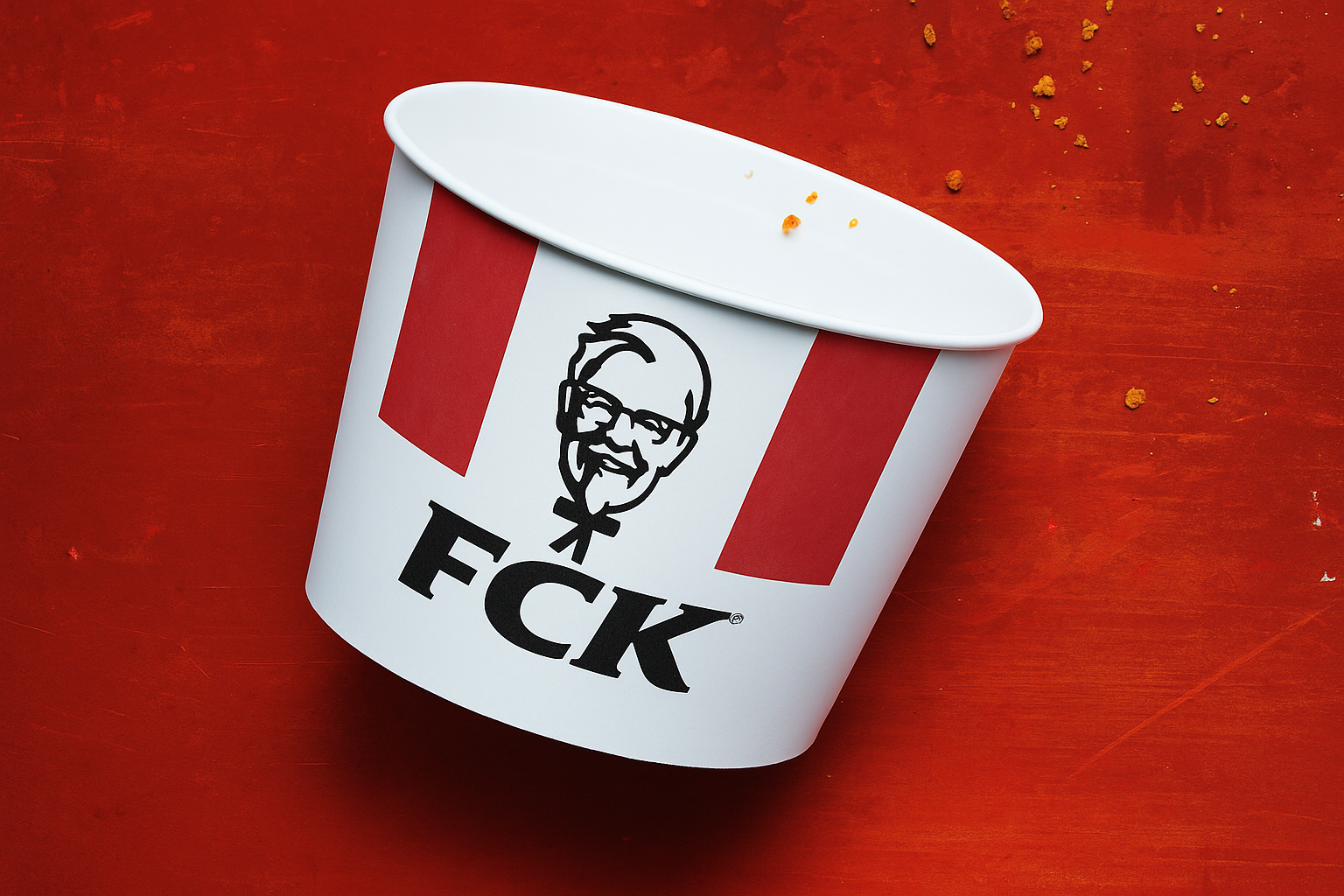 Immagine campagna FCK di KFC per la gestione della crisi di brand con ironia e trasparenza